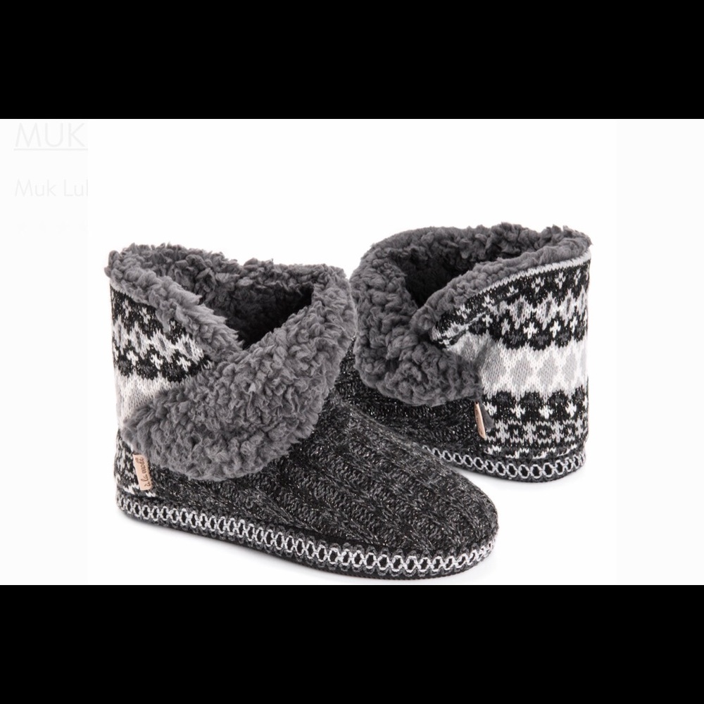 Fair Isle Bootie Slippers